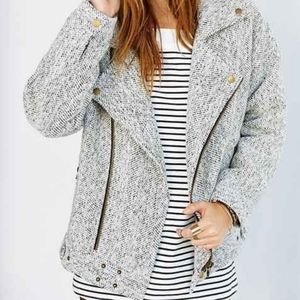JOA Herringbone Biker Jacket